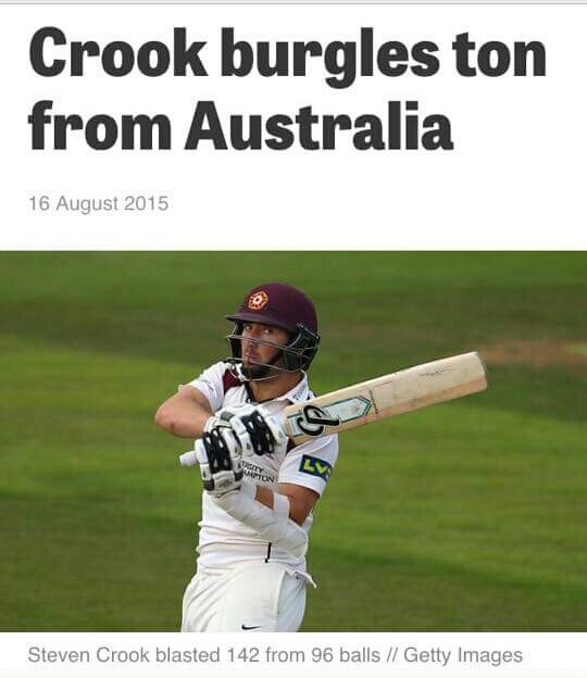 cp cricket crook ton australia